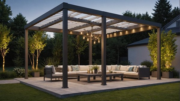 Le choix de la pergola bioclimatique manuelle pour un jardin moderne : un confort toute l'année